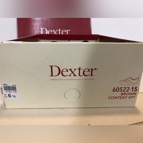 Dexter Slip on Comfort shoes size 6.5 women, velcro straps, brown, nwt, with box - Picture 11 of 12